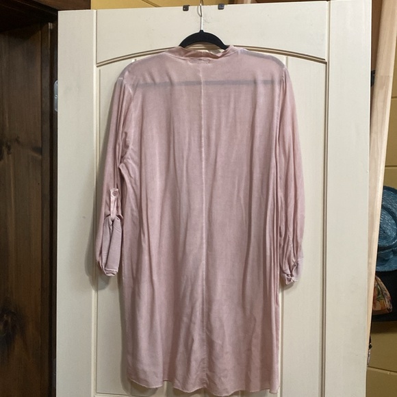 NWOT Made In Italy Tissue Cotton Tunic - Picture 4 of 5